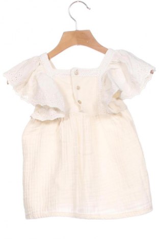 Dziecięca sukienka Zara, Rozmiar 9-12m/ 74-80 cm, Kolor ecru, Cena 45,98 zł