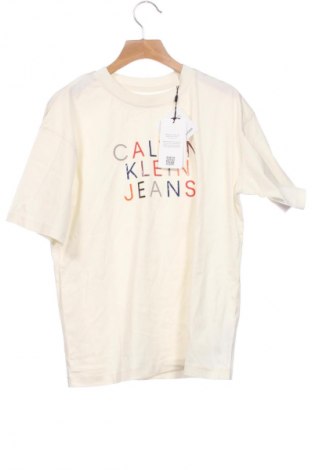 Detské tričko Calvin Klein Jeans, Veľkosť 9-10y/ 140-146 cm, Farba Kremová, Cena  26,95 €