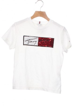Kinder T-Shirt Tommy Hilfiger, Größe 5-6y/ 116-122 cm, Farbe Weiß, Preis 31,99 €