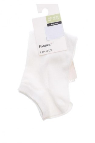 Kinder Socken Lindex, Größe 34y, Farbe Weiß, Preis € 8,99