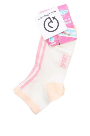 Kinder Socken Unbranded, Größe 11-12y/ 152-158 cm, Farbe Weiß, Preis € 8,99