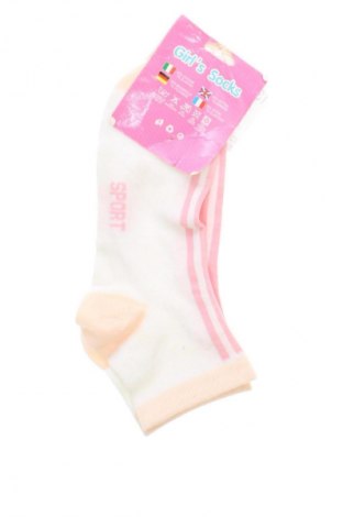 Kinder Socken Unbranded, Größe 11-12y/ 152-158 cm, Farbe Weiß, Preis € 8,99
