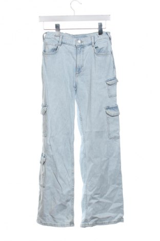 Blugi pentru copii H&M, Mărime 11-12y/ 152-158 cm, Culoare Albastru, Preț 52,99 Lei