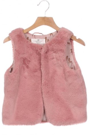 Dziecięca kamizelka H&M, Rozmiar 6-7y/ 122-128 cm, Kolor Różowy, Cena 48,28 zł