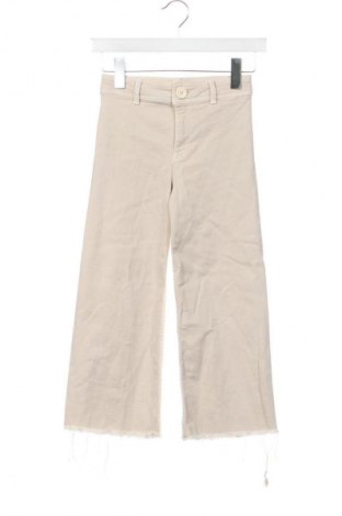 Παιδικό παντελόνι Zara, Μέγεθος 7-8y/ 128-134 εκ., Χρώμα  Μπέζ, Τιμή 7,00 €