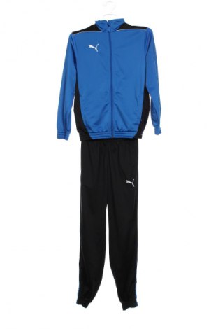 Kinder Sportanzug PUMA, Größe 12-13y/ 158-164 cm, Farbe Blau, Preis 24,55 €