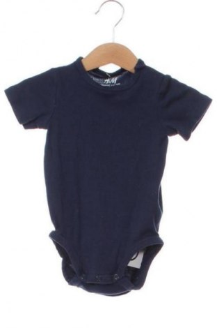 Детско боди H&M, Размер 9-12m/ 74-80 см, Цвят Син, Цена 11,99 лв.