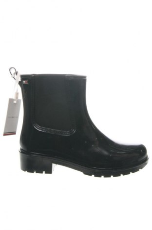 Гумени ботуши Tommy Hilfiger, Größe 39, Farbe Schwarz, Preis 62,99 €
