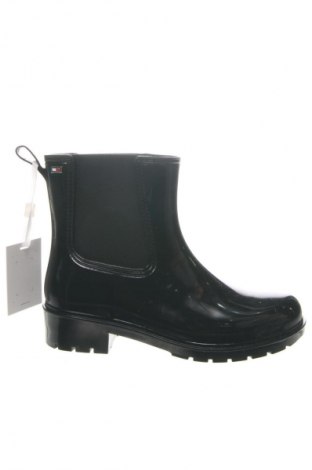 Гумени ботуши Tommy Hilfiger, Größe 39, Farbe Schwarz, Preis 35,99 €
