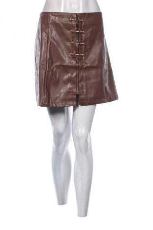 Lederrock SHEIN, Größe XL, Farbe Braun, Preis € 9,99