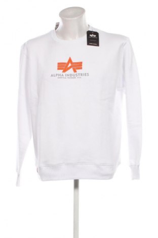 Мъжка блуза Alpha Industries, Размер L, Цвят Бял, Цена 102,99 лв.