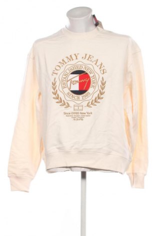 Bluză de bărbați Tommy Jeans, Mărime L, Culoare Ecru, Preț 250,99 Lei