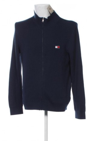 Jachetă tricotată de bărbați Tommy Jeans, Mărime XL, Culoare Albastru, Preț 353,99 Lei