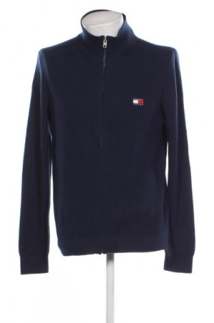 Herren Strickjacke Tommy Jeans, Größe M, Farbe Blau, Preis 132,99 €