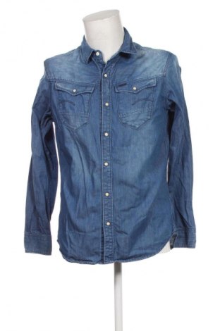 Мъжка риза G-Star Raw, Размер L, Цвят Син, Цена 30,99 лв.