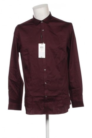 Ανδρικό πουκάμισο Jack & Jones, Μέγεθος XL, Χρώμα Βιολετί, Τιμή 52,99 €