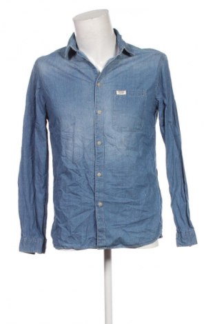 Ανδρικό πουκάμισο Jack & Jones, Μέγεθος M, Χρώμα Μπλέ, Τιμή 21,99 €