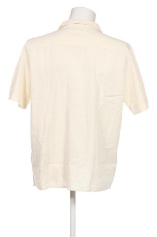Ανδρικό πουκάμισο Knowledge Cotton Apparel, Μέγεθος L, Χρώμα Εκρού, Τιμή 69,99 €