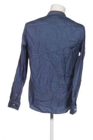 Herrenhemd Springfield, Größe L, Farbe Blau, Preis € 11,99