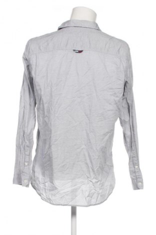 Мъжка риза Tommy Jeans, Размер XL, Цвят Сив, Цена 62,99 лв.