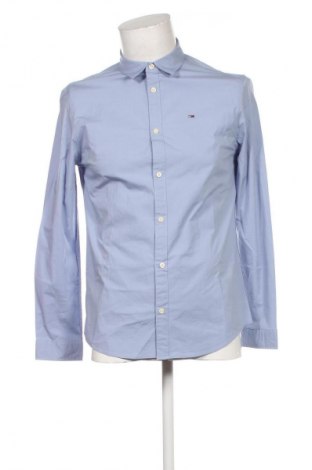 Férfi ing Tommy Jeans, Méret L, Szín Kék, Ár 22 149 Ft
