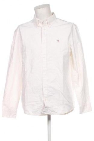 Męska koszula Tommy Jeans, Rozmiar XL, Kolor ecru, Cena 290,99 zł