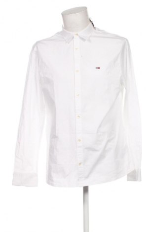 Herrenhemd Tommy Jeans, Größe L, Farbe Weiß, Preis € 49,99