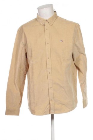 Herrenhemd Tommy Jeans, Größe XL, Farbe Beige, Preis € 98,99
