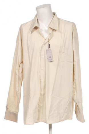 Herrenhemd Unbranded, Größe 5XL, Farbe Beige, Preis € 23,52