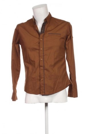 Herrenhemd Unbranded, Größe M, Farbe Braun, Preis € 9,99