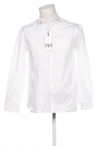 Herrenhemd Zara, Größe S, Farbe Weiß, Preis € 39,39