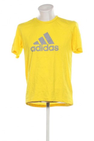 Męski T-shirt Adidas, Rozmiar M, Kolor Żółty, Cena 88,99 zł