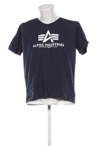 Pánské tričko  Alpha Industries, Velikost XL, Barva Modrá, Cena  439,00 Kč