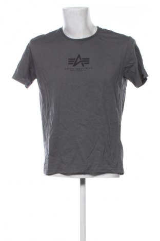 Ανδρικό t-shirt Alpha Industries, Μέγεθος L, Χρώμα Γκρί, Τιμή 39,99 €