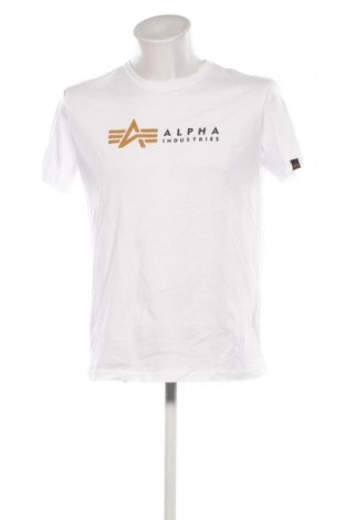 Ανδρικό t-shirt Alpha Industries, Μέγεθος M, Χρώμα Λευκό, Τιμή 30,99 €