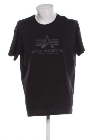Ανδρικό t-shirt Alpha Industries, Μέγεθος XXL, Χρώμα Μαύρο, Τιμή 39,99 €