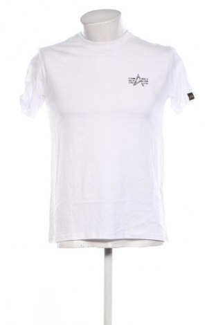 Мъжка тениска Alpha Industries, Размер S, Цвят Бял, Цена 62,99 лв.