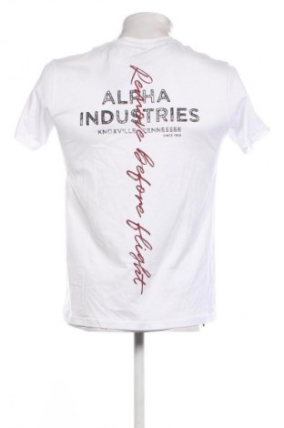 Мъжка тениска Alpha Industries, Размер S, Цвят Бял, Цена 62,99 лв.