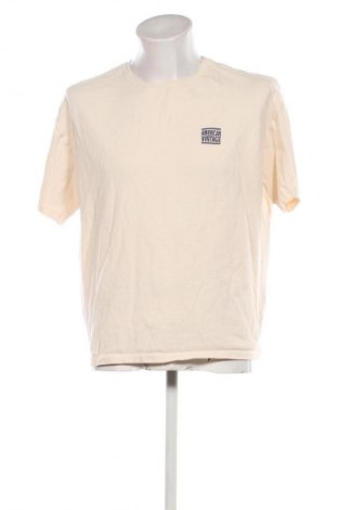 Tricou de bărbați American Vintage, Mărime XL, Culoare Ecru, Preț 210,99 Lei
