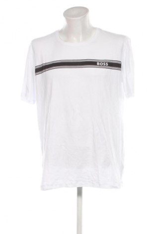Męski T-shirt BOSS, Rozmiar XL, Kolor Biały, Cena 374,99 zł