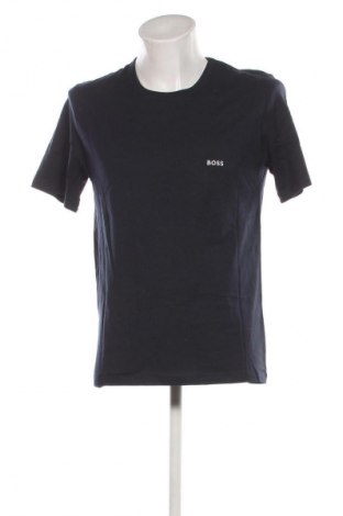 Męski T-shirt BOSS, Rozmiar L, Kolor Niebieski, Cena 198,99 zł