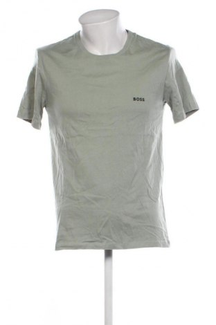 Męski T-shirt BOSS, Rozmiar L, Kolor Zielony, Cena 374,99 zł