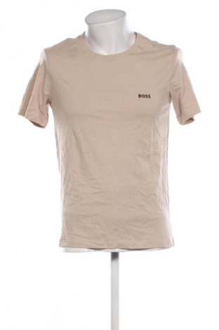 Męski T-shirt BOSS, Rozmiar M, Kolor Beżowy, Cena 374,99 zł