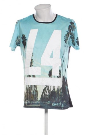 Ανδρικό t-shirt Bershka, Μέγεθος L, Χρώμα Πολύχρωμο, Τιμή 12,99 €