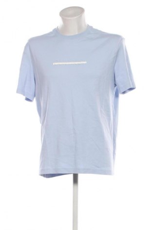 Męski T-shirt Calvin Klein, Rozmiar L, Kolor Niebieski, Cena 193,99 zł