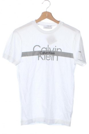 Herren T-Shirt Calvin Klein, Größe XXS, Farbe Weiß, Preis € 28,14