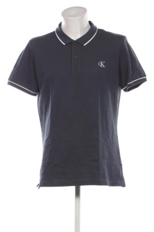Tricou de bărbați Calvin Klein Jeans, Mărime XXL, Culoare Albastru, Preț 367,99 Lei