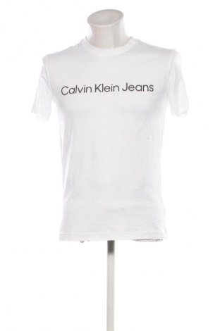 Męski T-shirt Calvin Klein Jeans, Rozmiar M, Kolor Biały, Cena 252,99 zł