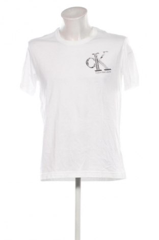Tricou de bărbați Calvin Klein Jeans, Mărime M, Culoare Alb, Preț 200,99 Lei
