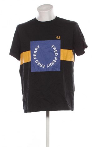 Herren T-Shirt Fred Perry, Größe XL, Farbe Schwarz, Preis € 18,99